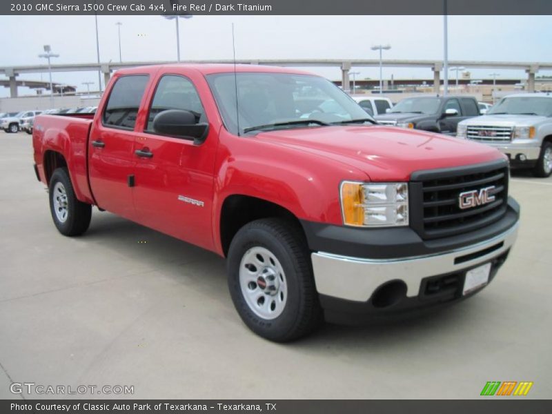 Fire Red / Dark Titanium 2010 GMC Sierra 1500 Crew Cab 4x4