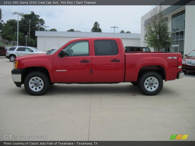 Fire Red / Dark Titanium 2010 GMC Sierra 1500 Crew Cab 4x4