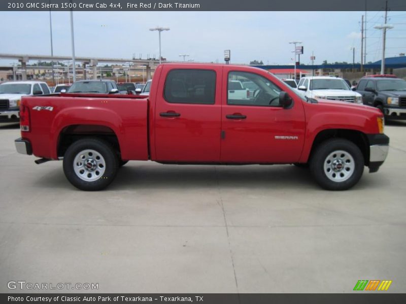 Fire Red / Dark Titanium 2010 GMC Sierra 1500 Crew Cab 4x4