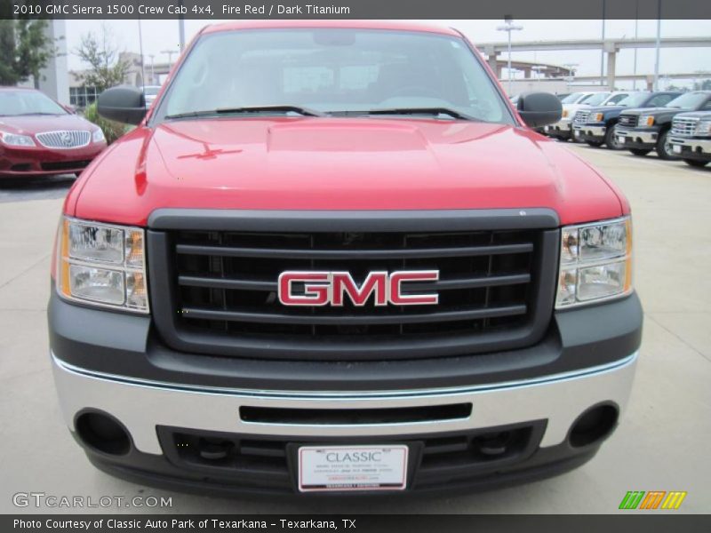 Fire Red / Dark Titanium 2010 GMC Sierra 1500 Crew Cab 4x4