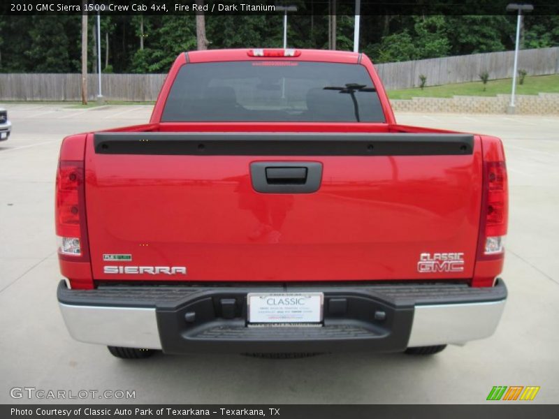 Fire Red / Dark Titanium 2010 GMC Sierra 1500 Crew Cab 4x4