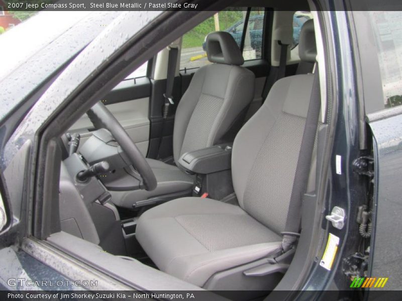 Steel Blue Metallic / Pastel Slate Gray 2007 Jeep Compass Sport