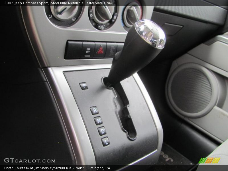 Steel Blue Metallic / Pastel Slate Gray 2007 Jeep Compass Sport