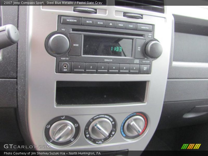 Steel Blue Metallic / Pastel Slate Gray 2007 Jeep Compass Sport
