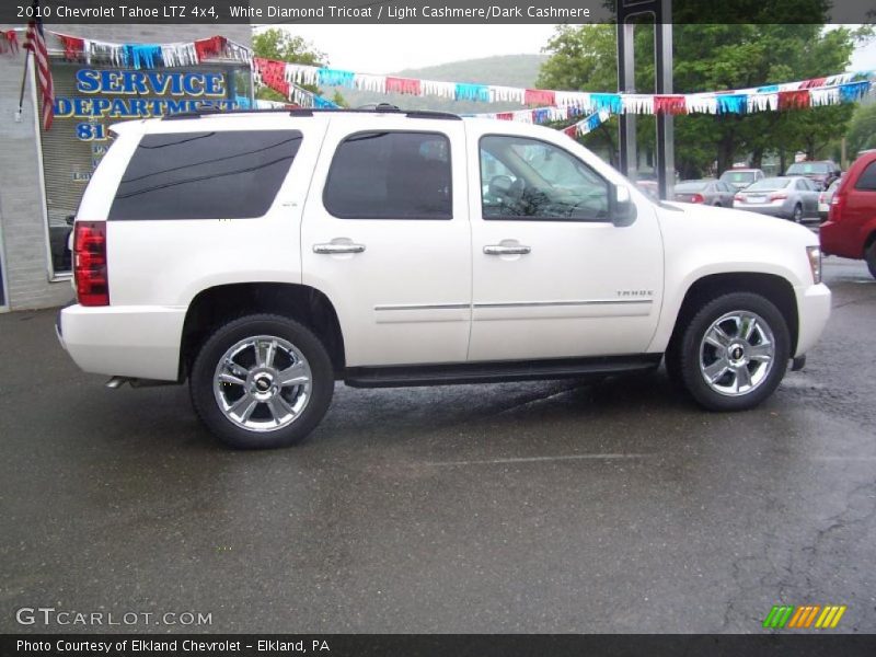 White Diamond Tricoat / Light Cashmere/Dark Cashmere 2010 Chevrolet Tahoe LTZ 4x4