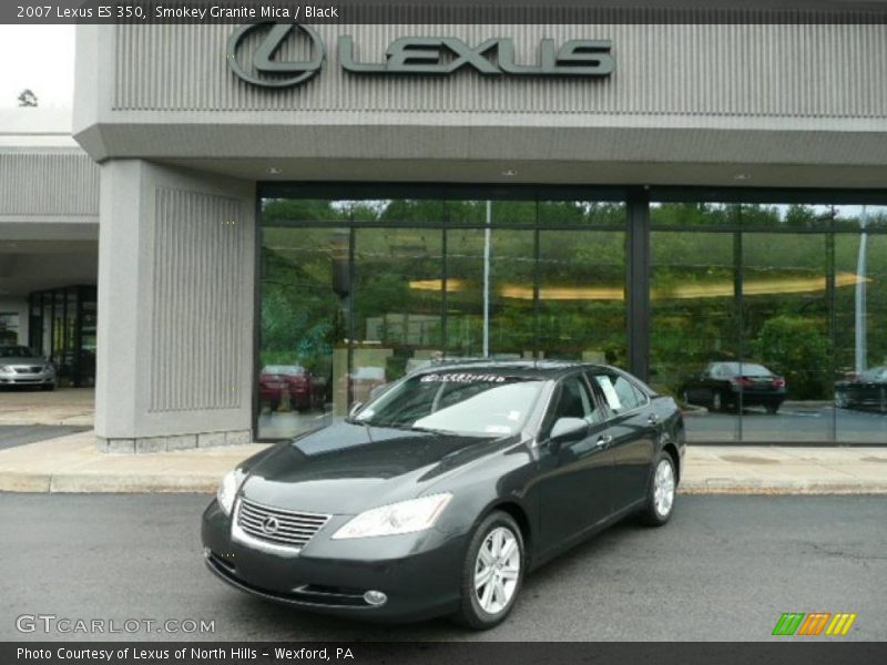 Smokey Granite Mica / Black 2007 Lexus ES 350