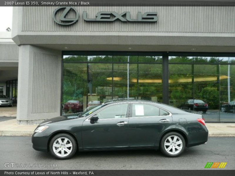 Smokey Granite Mica / Black 2007 Lexus ES 350