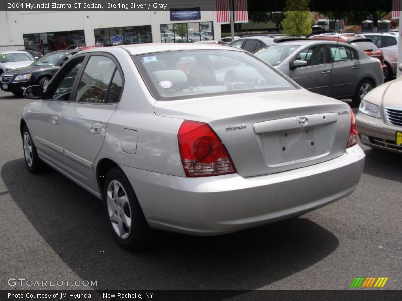 Sterling Silver / Gray 2004 Hyundai Elantra GT Sedan