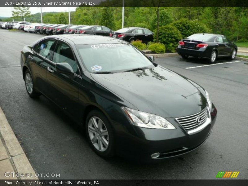 Smokey Granite Mica / Black 2007 Lexus ES 350