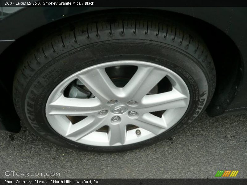 Smokey Granite Mica / Black 2007 Lexus ES 350