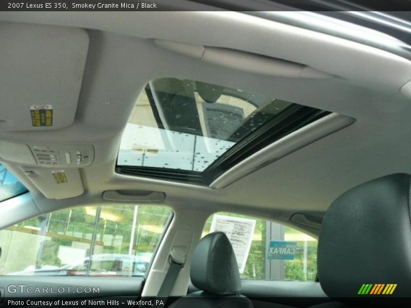 Smokey Granite Mica / Black 2007 Lexus ES 350