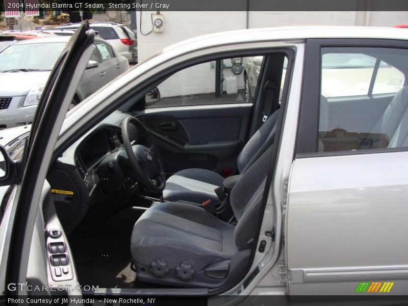 Sterling Silver / Gray 2004 Hyundai Elantra GT Sedan