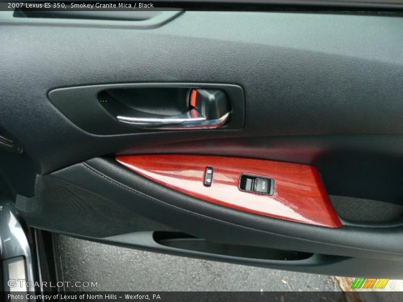 Smokey Granite Mica / Black 2007 Lexus ES 350