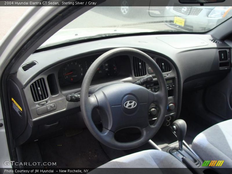 Sterling Silver / Gray 2004 Hyundai Elantra GT Sedan