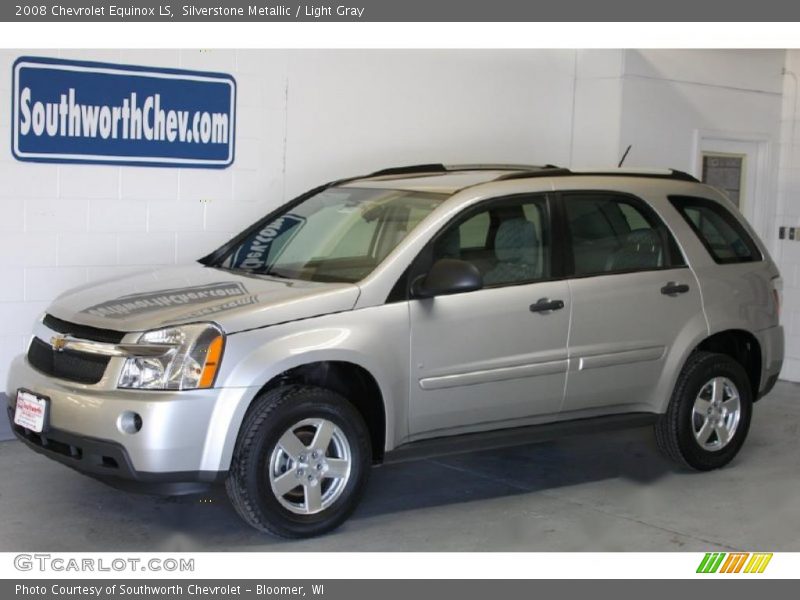 Silverstone Metallic / Light Gray 2008 Chevrolet Equinox LS