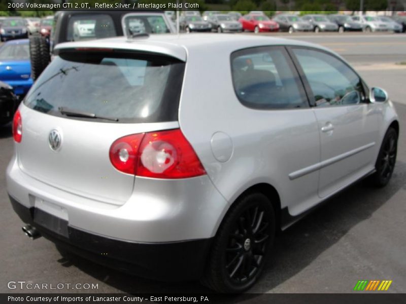 Reflex Silver / Interlagos Plaid Cloth 2006 Volkswagen GTI 2.0T