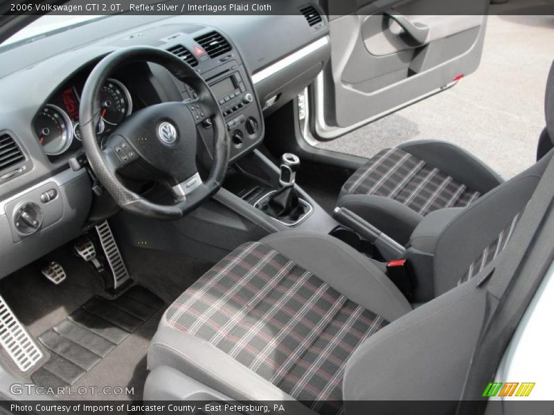 Reflex Silver / Interlagos Plaid Cloth 2006 Volkswagen GTI 2.0T