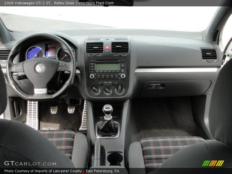 Reflex Silver / Interlagos Plaid Cloth 2006 Volkswagen GTI 2.0T