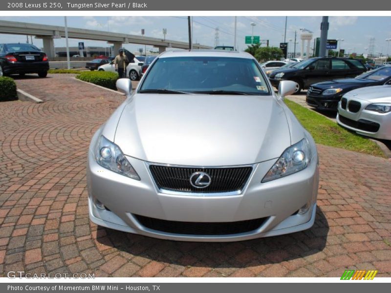 Tungsten Silver Pearl / Black 2008 Lexus IS 250
