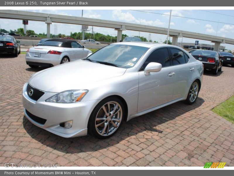 Tungsten Silver Pearl / Black 2008 Lexus IS 250
