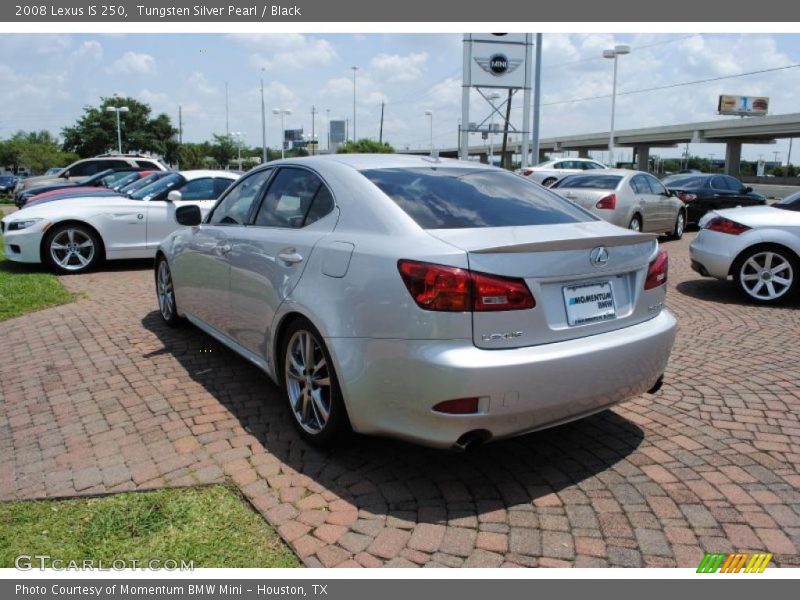 Tungsten Silver Pearl / Black 2008 Lexus IS 250