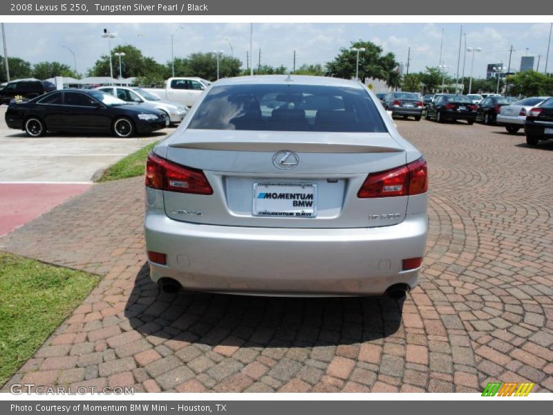 Tungsten Silver Pearl / Black 2008 Lexus IS 250