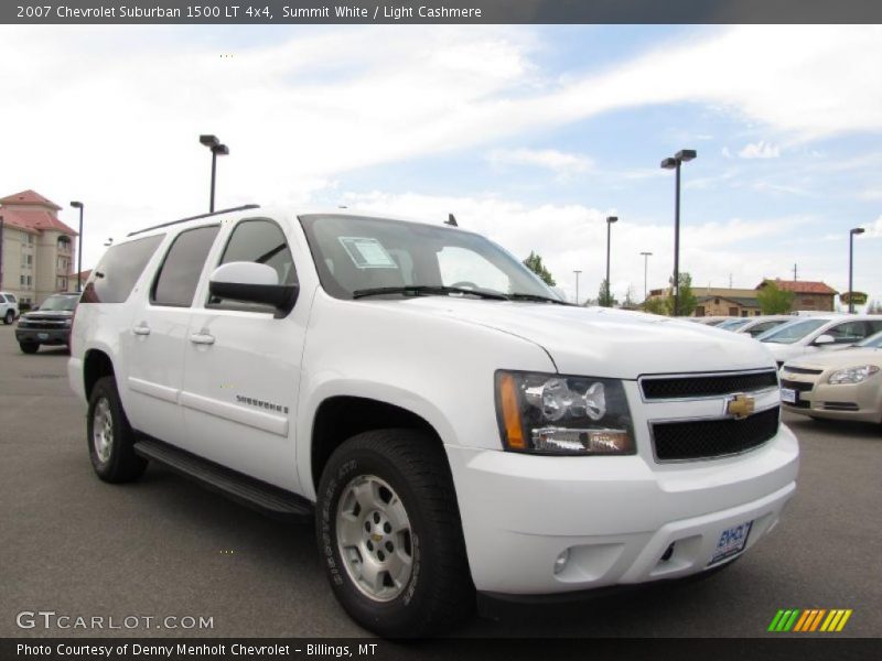 Summit White / Light Cashmere 2007 Chevrolet Suburban 1500 LT 4x4