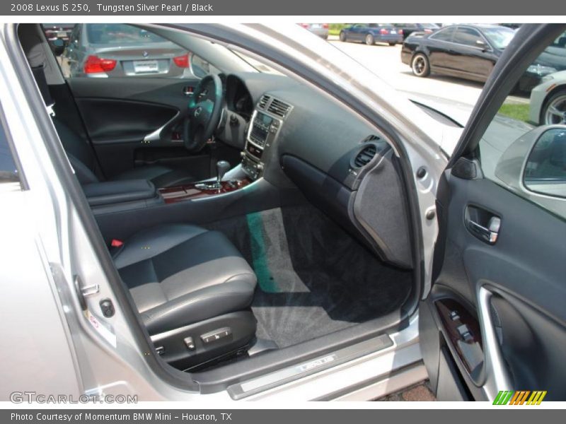 Tungsten Silver Pearl / Black 2008 Lexus IS 250