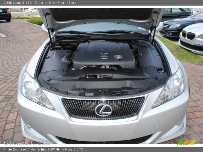 Tungsten Silver Pearl / Black 2008 Lexus IS 250