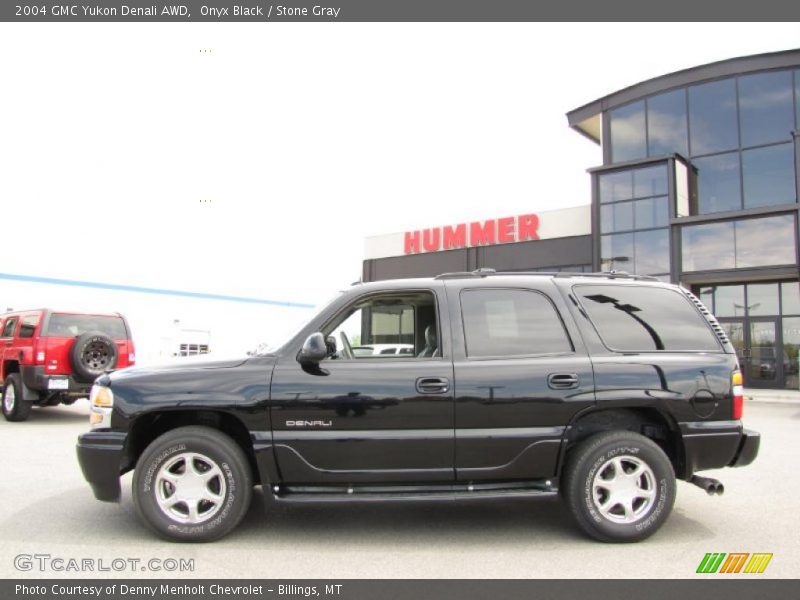 Onyx Black / Stone Gray 2004 GMC Yukon Denali AWD