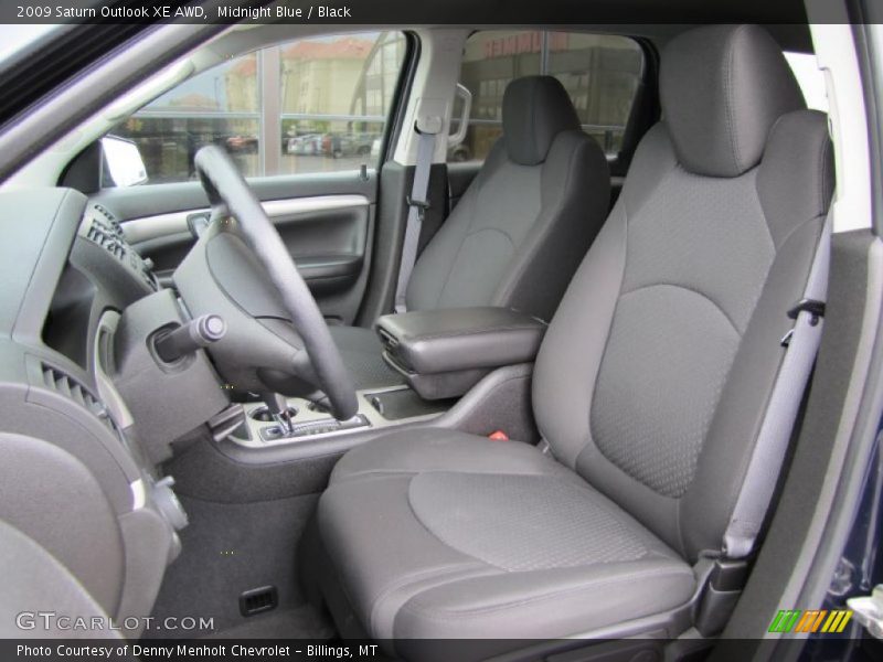 Midnight Blue / Black 2009 Saturn Outlook XE AWD