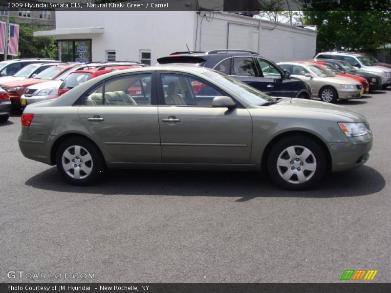 Natural Khaki Green / Camel 2009 Hyundai Sonata GLS