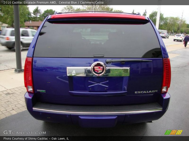 Celestial Blue / Cashmere/Cocoa 2010 Cadillac Escalade Premium AWD