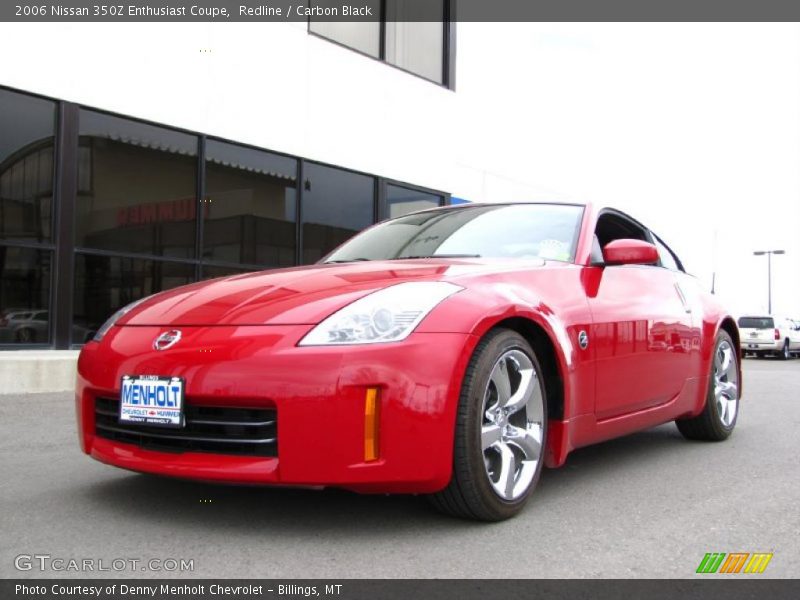 Redline / Carbon Black 2006 Nissan 350Z Enthusiast Coupe
