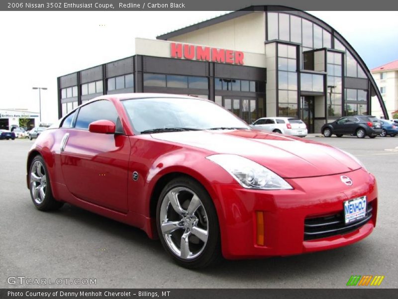 Redline / Carbon Black 2006 Nissan 350Z Enthusiast Coupe