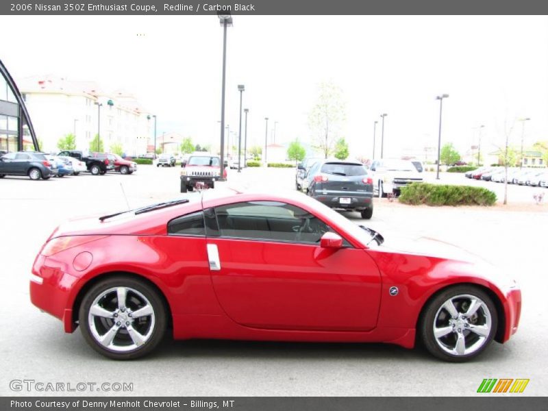Redline / Carbon Black 2006 Nissan 350Z Enthusiast Coupe