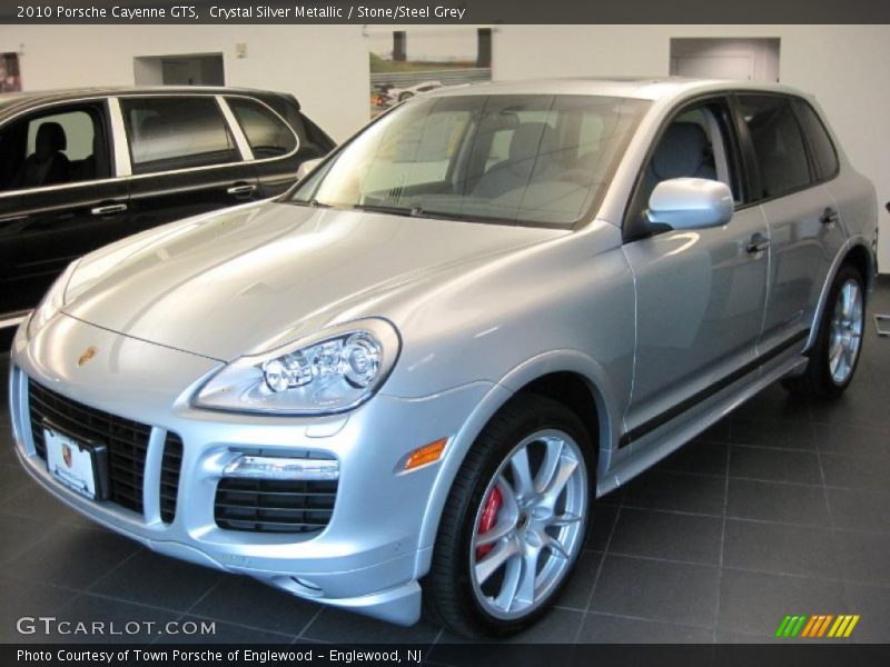 Crystal Silver Metallic / Stone/Steel Grey 2010 Porsche Cayenne GTS