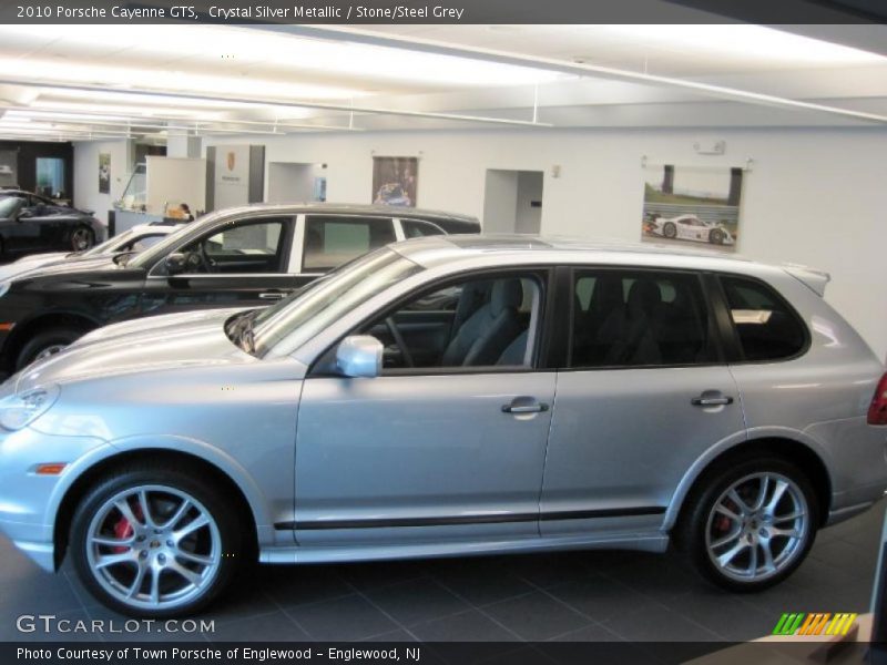 Crystal Silver Metallic / Stone/Steel Grey 2010 Porsche Cayenne GTS