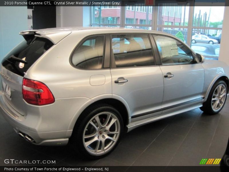 Crystal Silver Metallic / Stone/Steel Grey 2010 Porsche Cayenne GTS