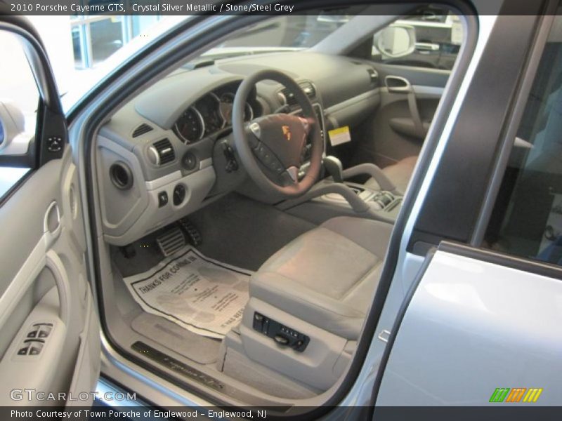 Crystal Silver Metallic / Stone/Steel Grey 2010 Porsche Cayenne GTS
