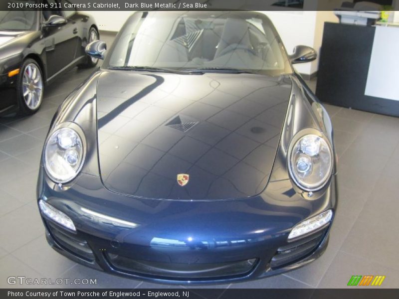 Dark Blue Metallic / Sea Blue 2010 Porsche 911 Carrera S Cabriolet