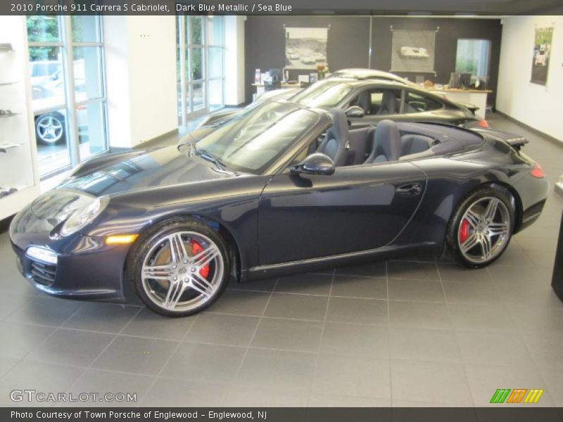 Dark Blue Metallic / Sea Blue 2010 Porsche 911 Carrera S Cabriolet