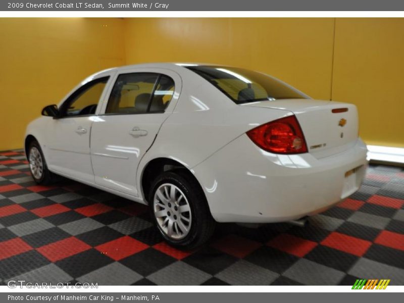 Summit White / Gray 2009 Chevrolet Cobalt LT Sedan