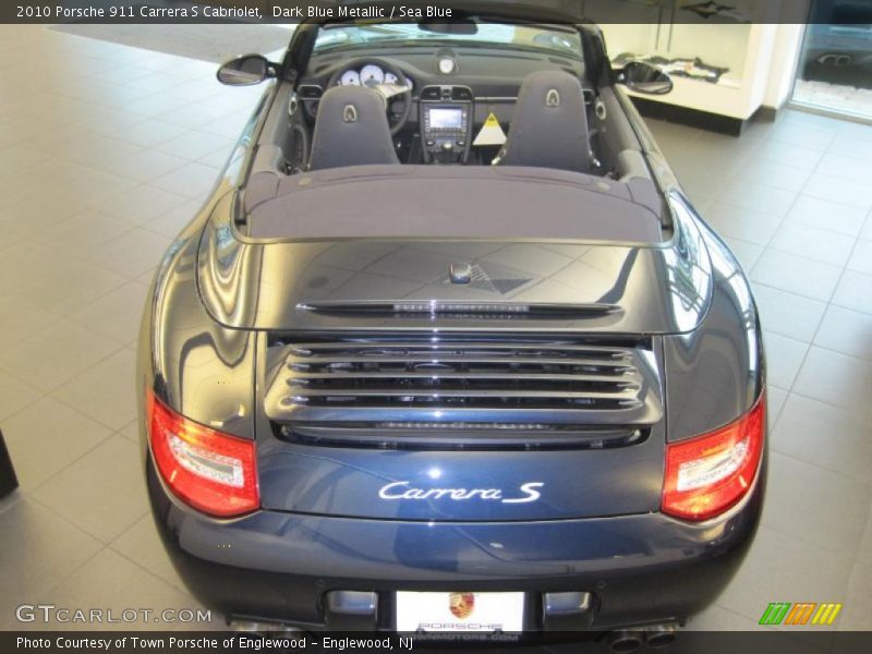 Dark Blue Metallic / Sea Blue 2010 Porsche 911 Carrera S Cabriolet