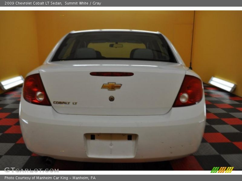 Summit White / Gray 2009 Chevrolet Cobalt LT Sedan