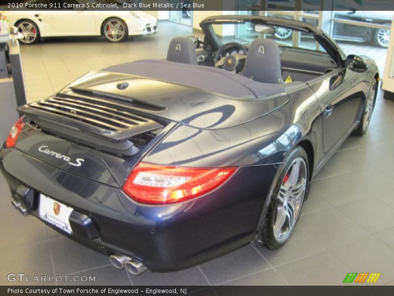 Dark Blue Metallic / Sea Blue 2010 Porsche 911 Carrera S Cabriolet