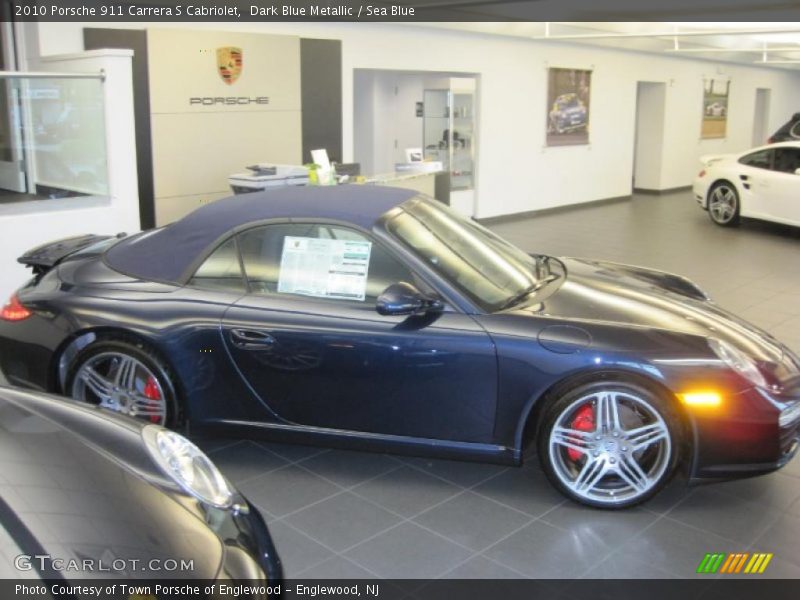 Dark Blue Metallic / Sea Blue 2010 Porsche 911 Carrera S Cabriolet