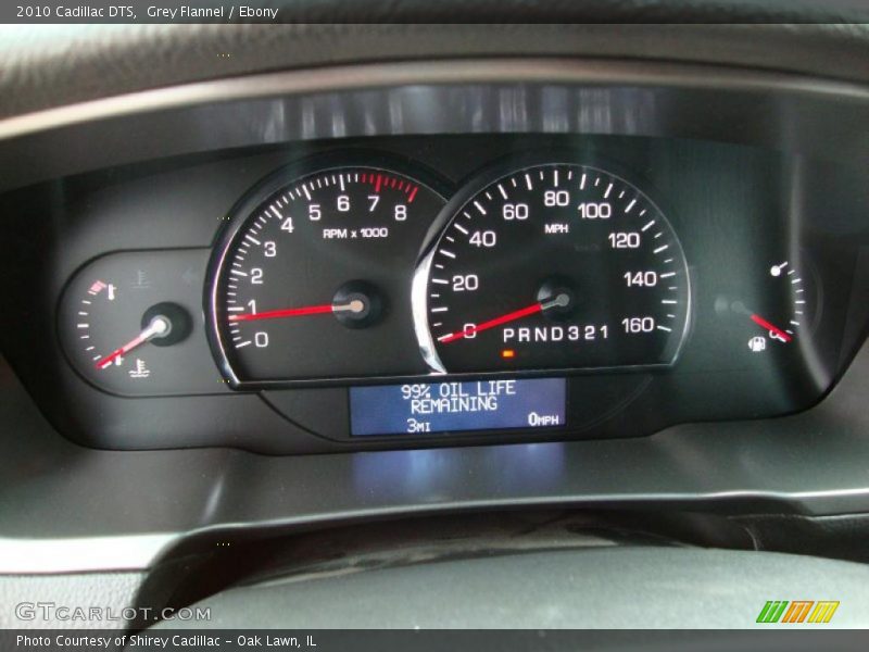 Grey Flannel / Ebony 2010 Cadillac DTS