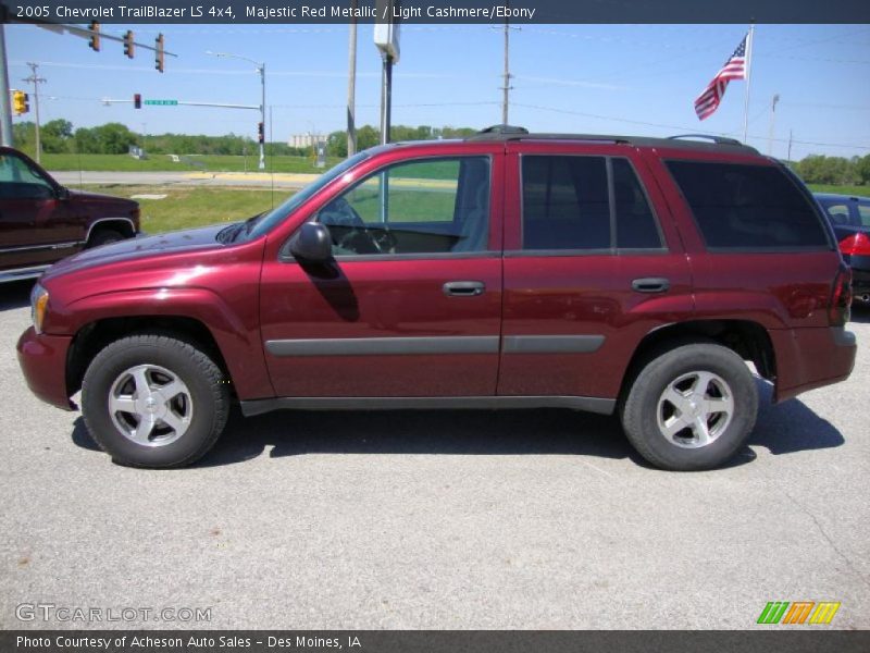 Majestic Red Metallic / Light Cashmere/Ebony 2005 Chevrolet TrailBlazer LS 4x4