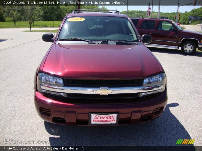 Majestic Red Metallic / Light Cashmere/Ebony 2005 Chevrolet TrailBlazer LS 4x4